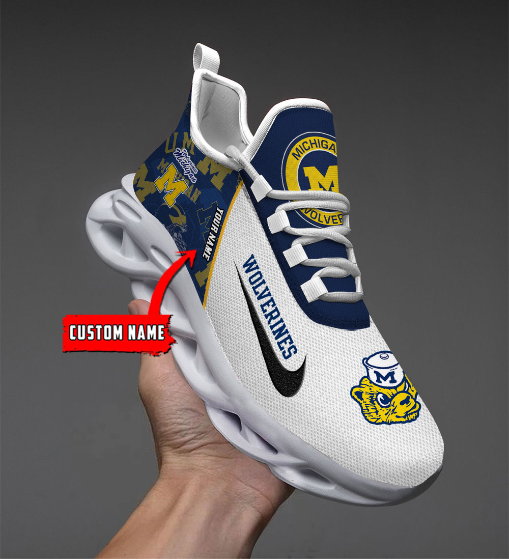 Michigan Wolverines Max Soul Shoes Sneakers For Men And Women Calebmatthewhans