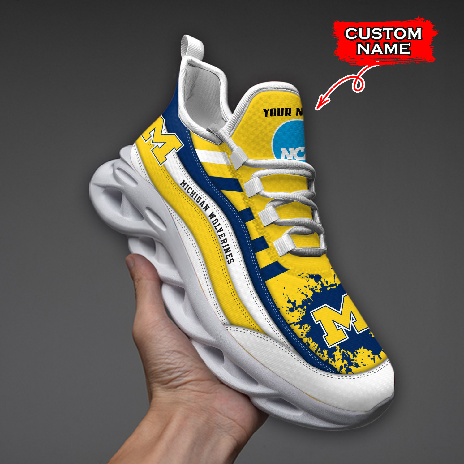 Michigan Wolverines NCAA Max Soul Shoes Sneakers For Men And Women Calebmatthewhans
