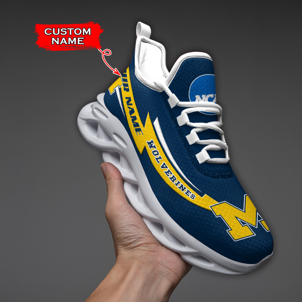 Michigan Wolverines NCAA Max Soul Shoes Sneakers For Men And Women Calebmatthewhans
