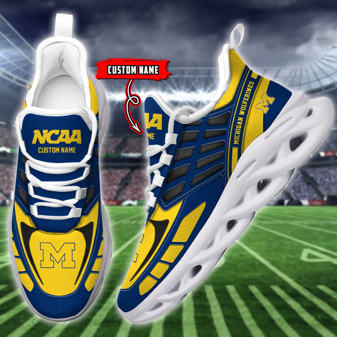 Michigan Wolverines NCAA Max Soul Shoes Sneakers For Men And Women Calebmatthewhans