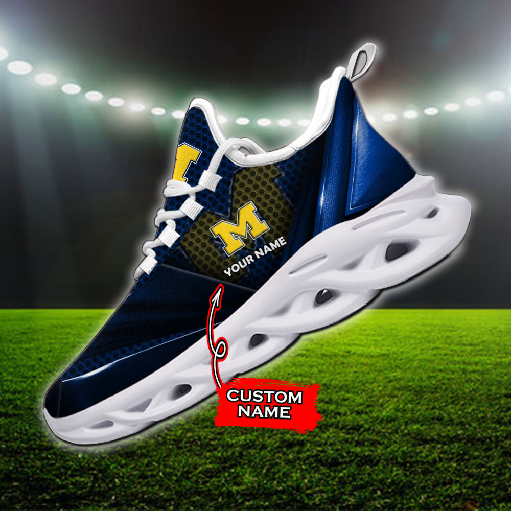 Michigan Wolverines NCAA Max Soul Shoes Sneakers For Men And Women Calebmatthewhans