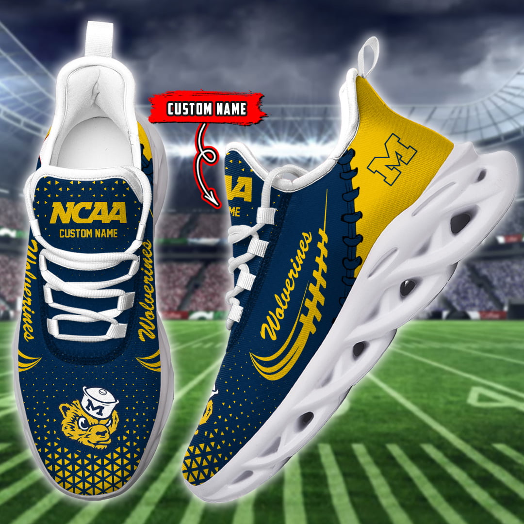 Michigan Wolverines NCAA Max Soul Shoes Sneakers For Men And Women Calebmatthewhans