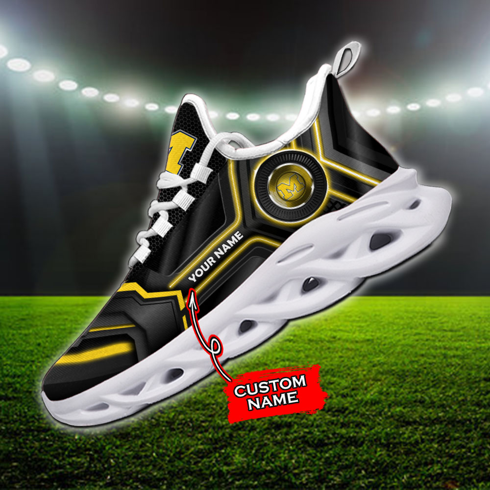 Michigan Wolverines NCAA Max Soul Shoes Sneakers For Men And Women Calebmatthewhans