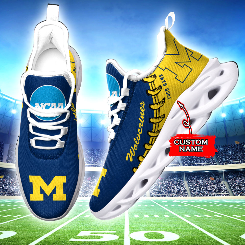 Michigan Wolverines NCAA Max Soul Shoes Sneakers For Men And Women Calebmatthewhans