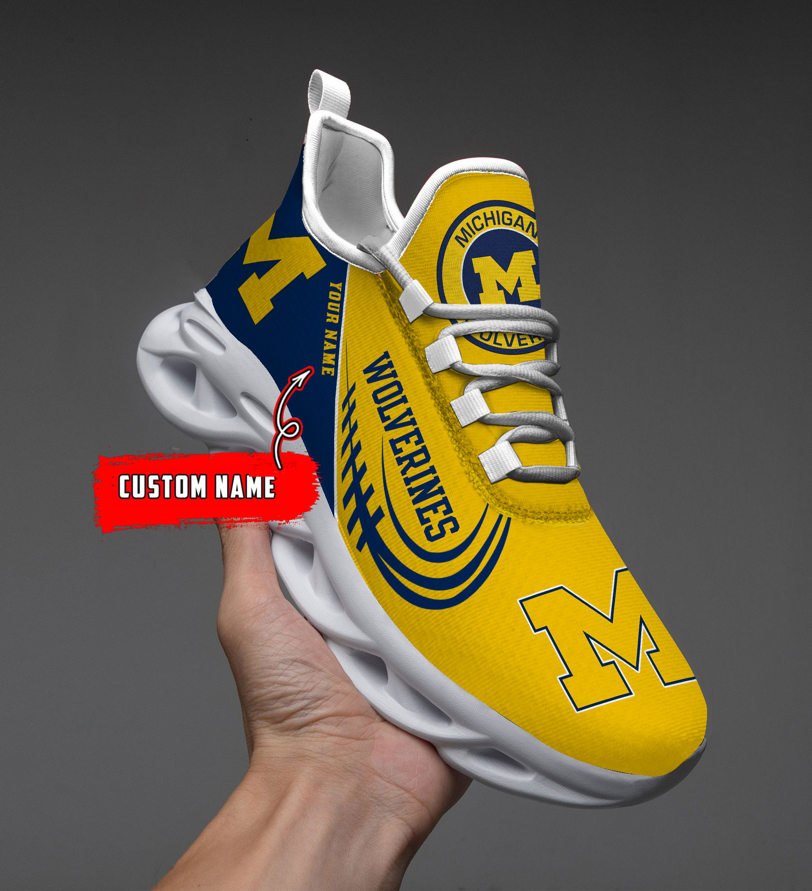 Michigan Wolverines NCAA Max Soul Shoes Sneakers For Men And Women Calebmatthewhans