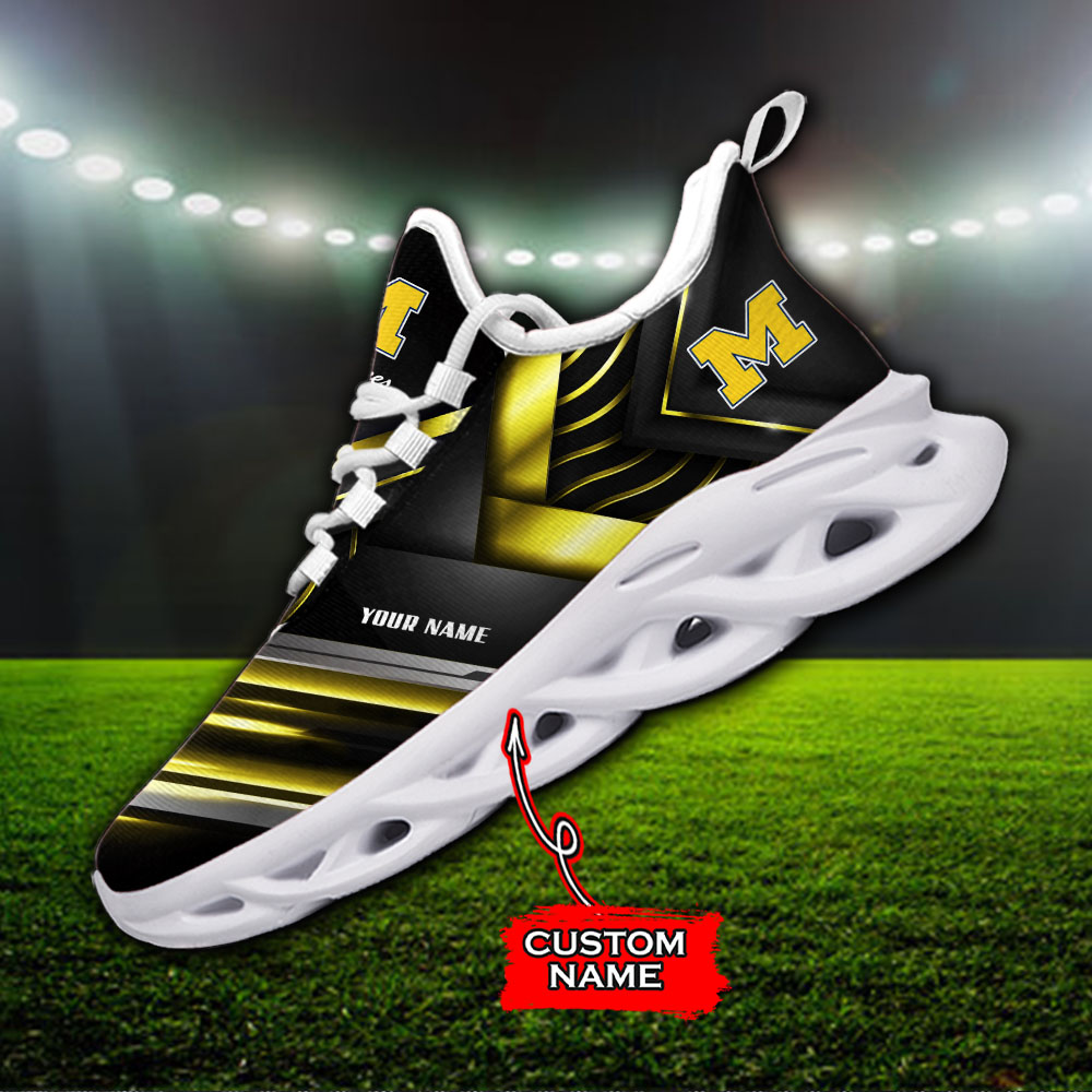 Michigan Wolverines NCAA Max Soul Shoes Sneakers For Men And Women Calebmatthewhans