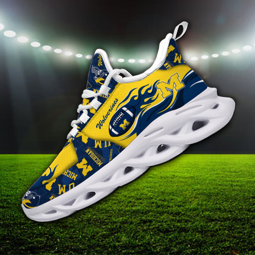 Michigan Wolverines NCAA Max Soul Shoes Sneakers For Men And Women Calebmatthewhans