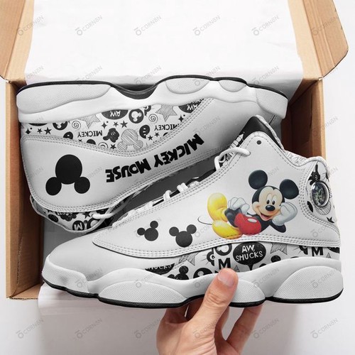 Mickey Mouse AJ13 Sneakers Shoes For Men And Women Calebmatthewhans