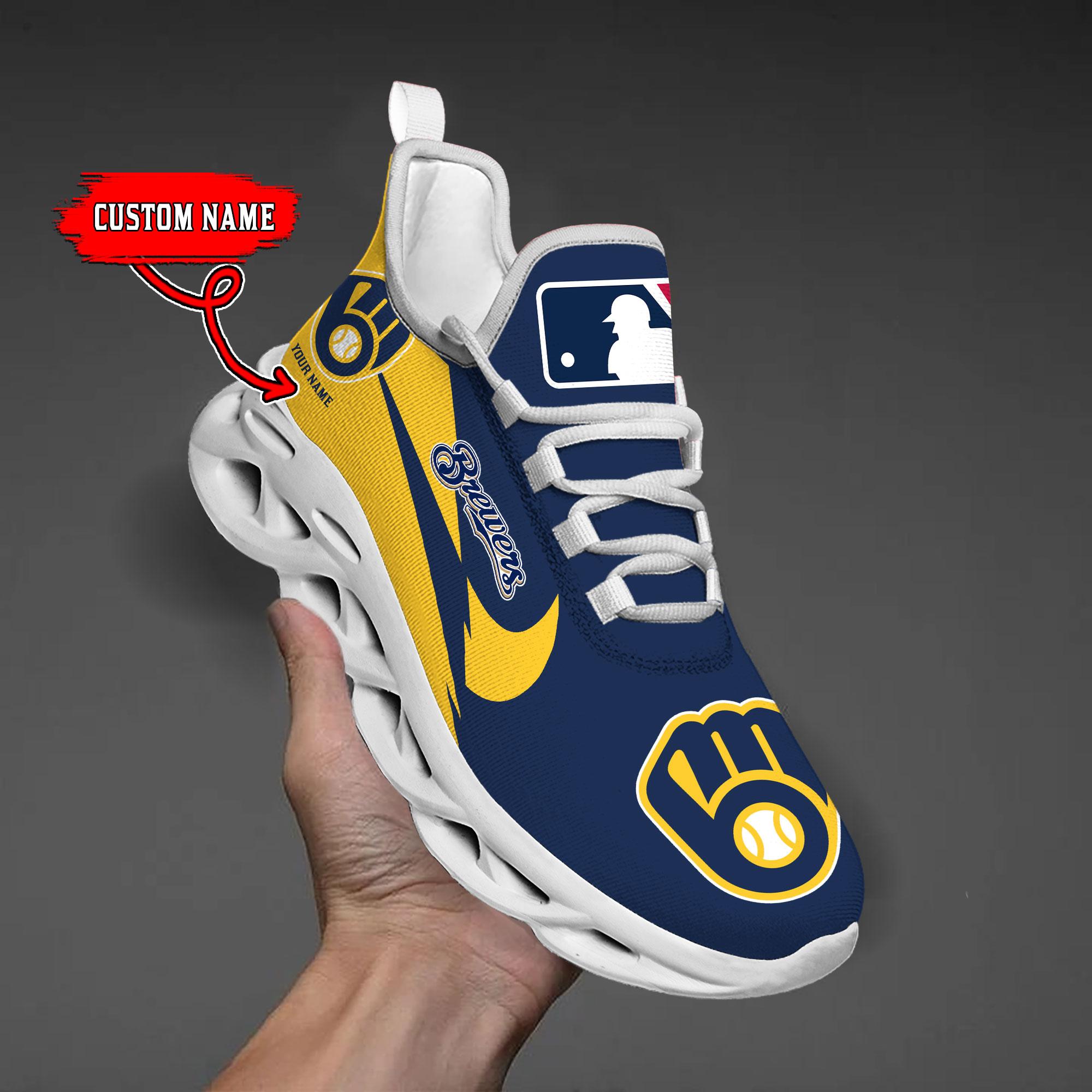 Milwaukee Brewers Max Soul Shoes Sneakers For Men And Women Calebmatthewhans