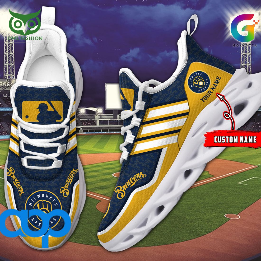 Milwaukee Brewers Max Soul Shoes Sneakers For Men And Women Calebmatthewhans