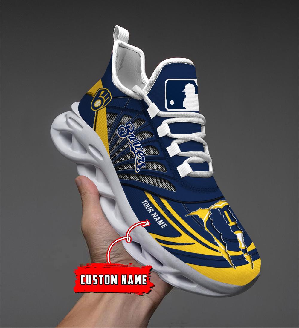 Milwaukee Brewers Max Soul Shoes Sneakers For Men And Women Calebmatthewhans