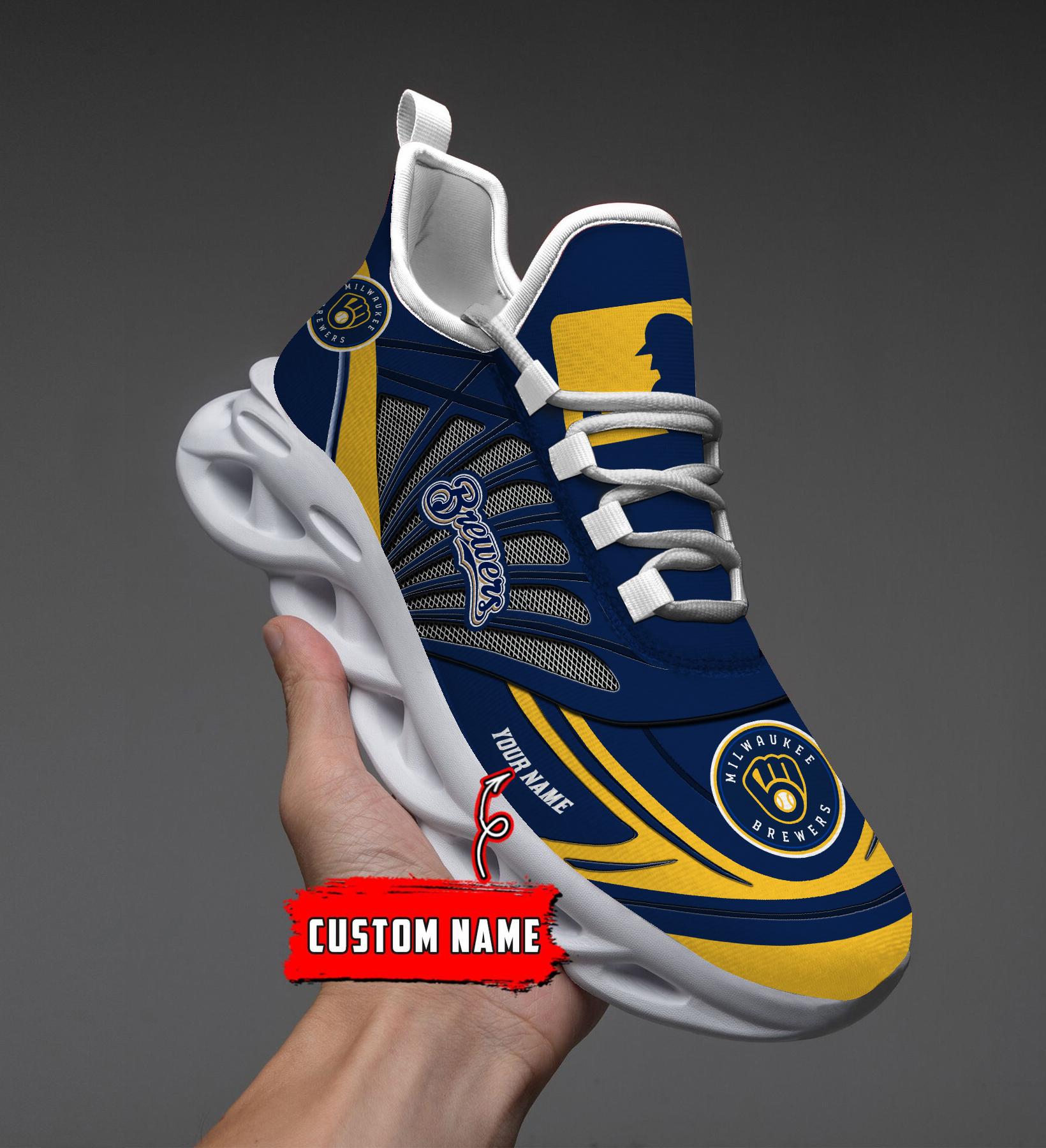 Milwaukee Brewers Max Soul Shoes Sneakers For Men And Women Calebmatthewhans