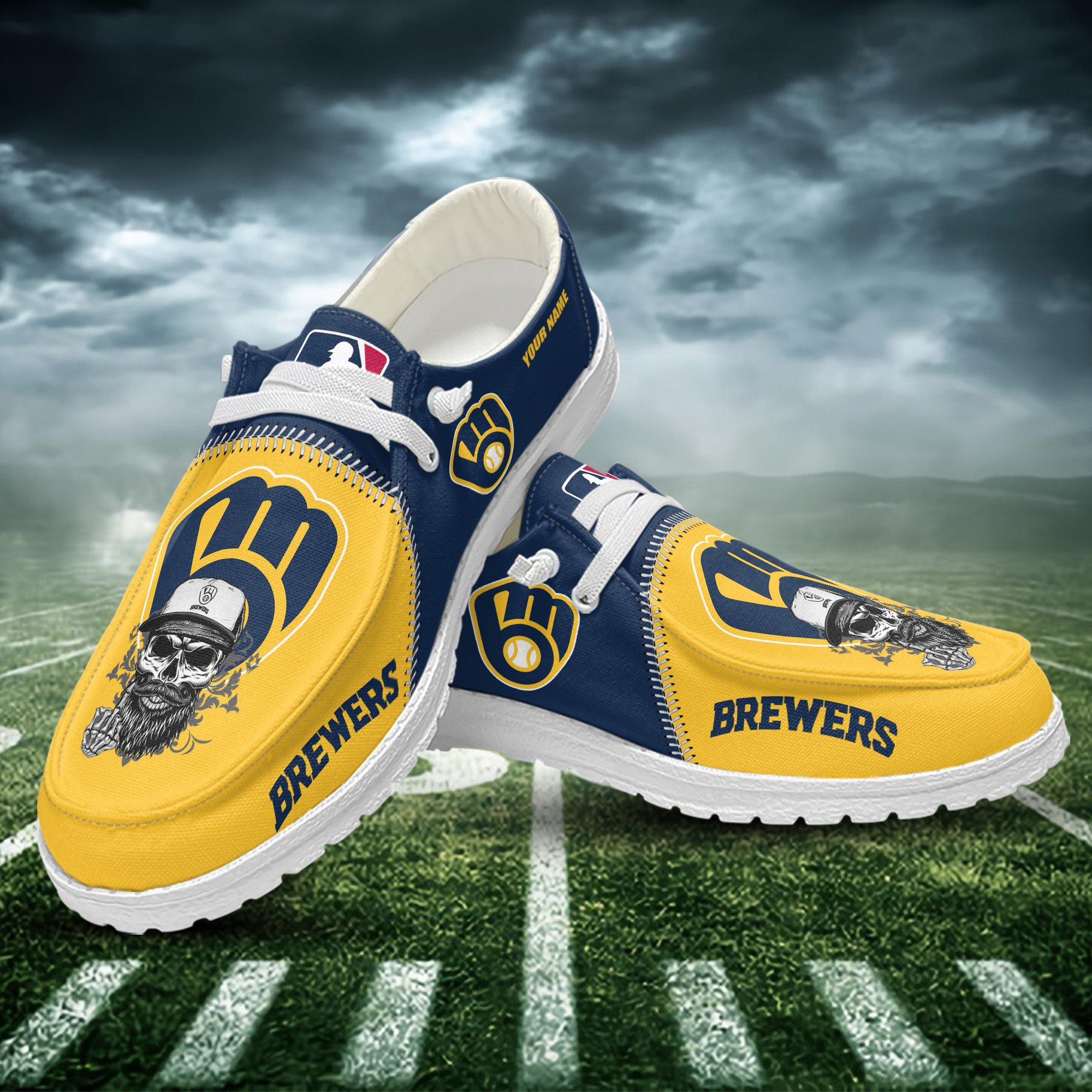 Milwaukee Brewers Personalized Hey Dude Shoes For Men And Women Calebmatthewhans