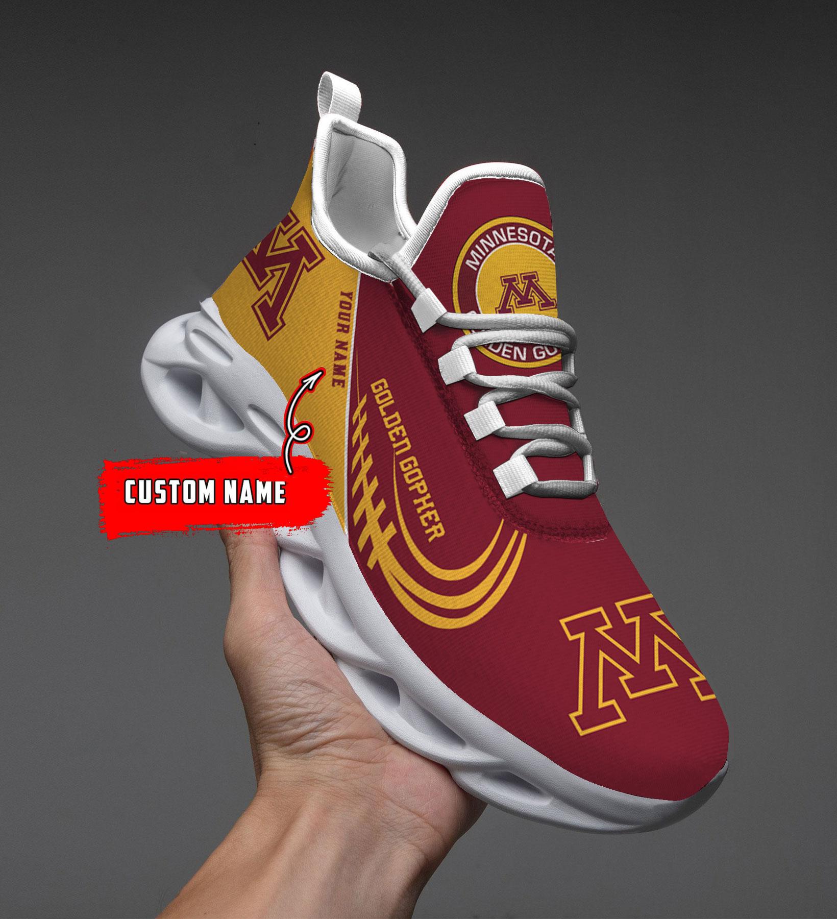 Minnesota Golden Gophers Max Soul Shoes Sneakers For Men And Women Calebmatthewhans