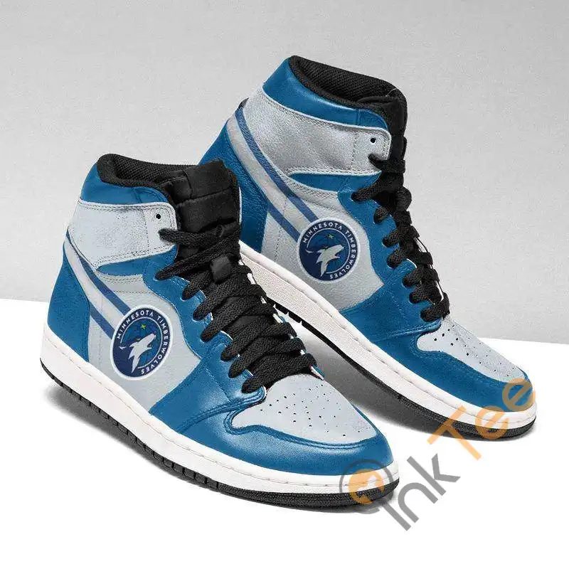 Minnesota Timberwolves NBA AJ1 High Sneakers Shoes For Men And Women Calebmatthewhans