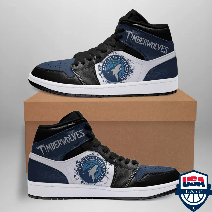 Minnesota Timberwolves NBA AJ1 High Sneakers Shoes For Men And Women Calebmatthewhans