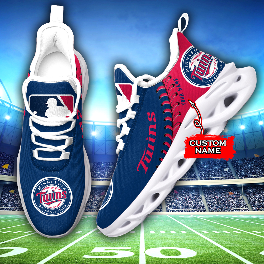 Minnesota Twins MLB Max Soul Shoes Sneakers For Men And Women Calebmatthewhans