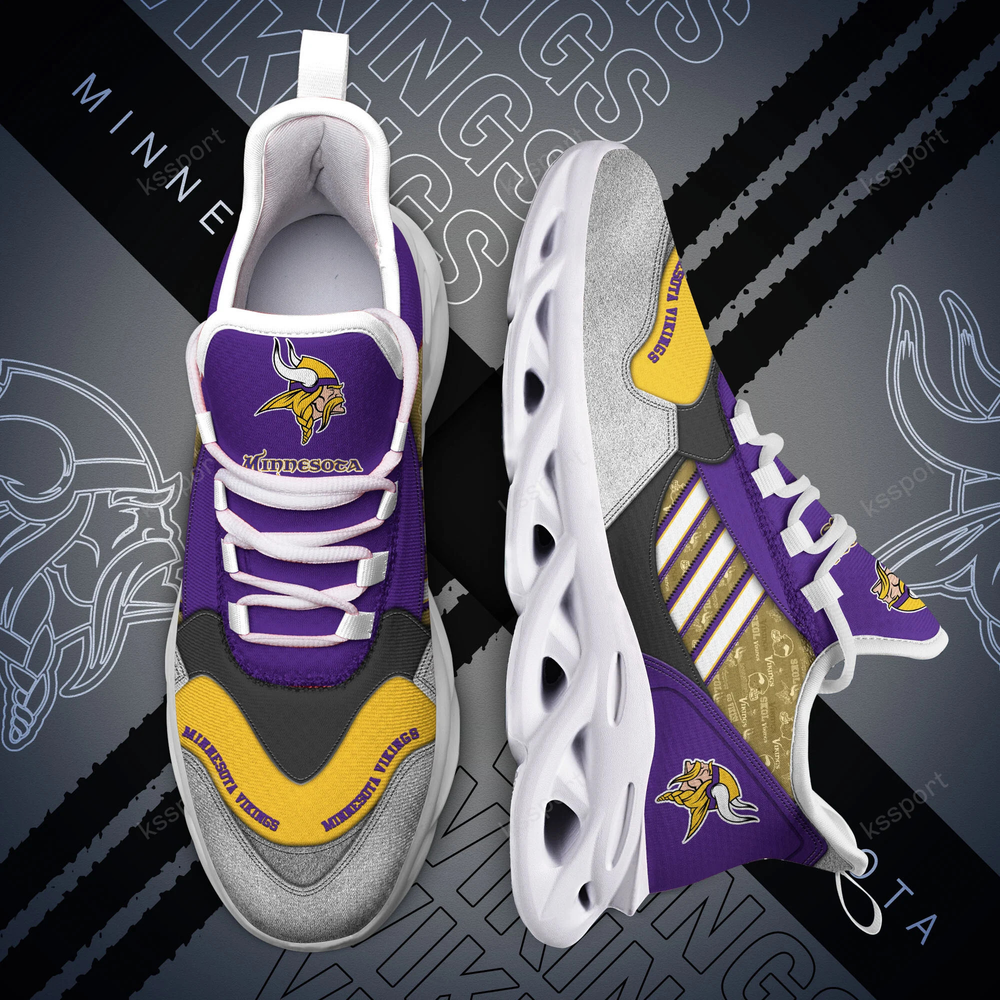 Minnesota Vikings Max Soul Shoes Sneakers For Men And Women Calebmatthewhans