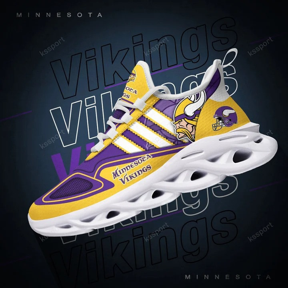 Minnesota Vikings Max Soul Shoes Sneakers For Men And Women Calebmatthewhans