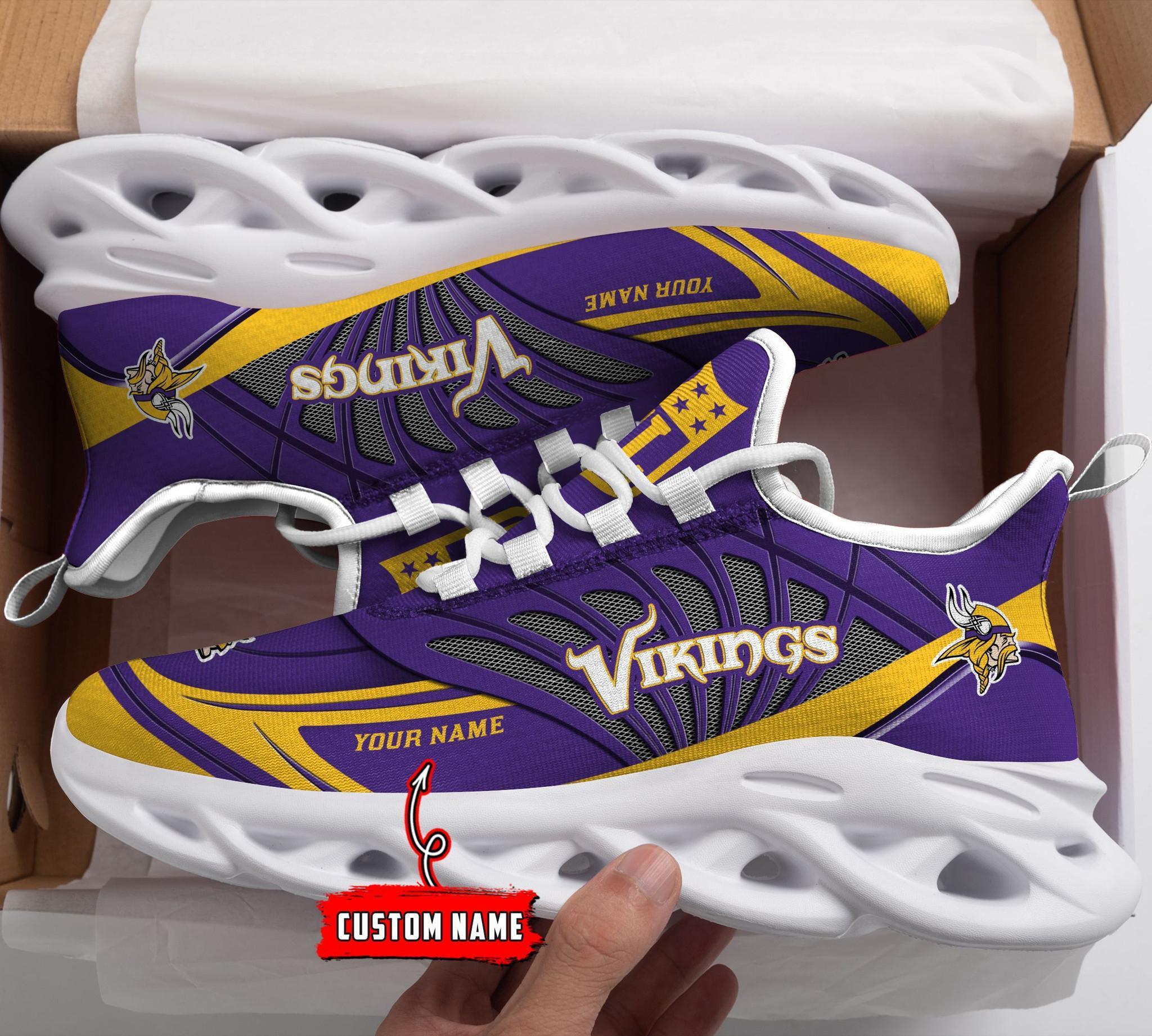 Minnesota Vikings Max Soul Shoes Sneakers For Men And Women Calebmatthewhans