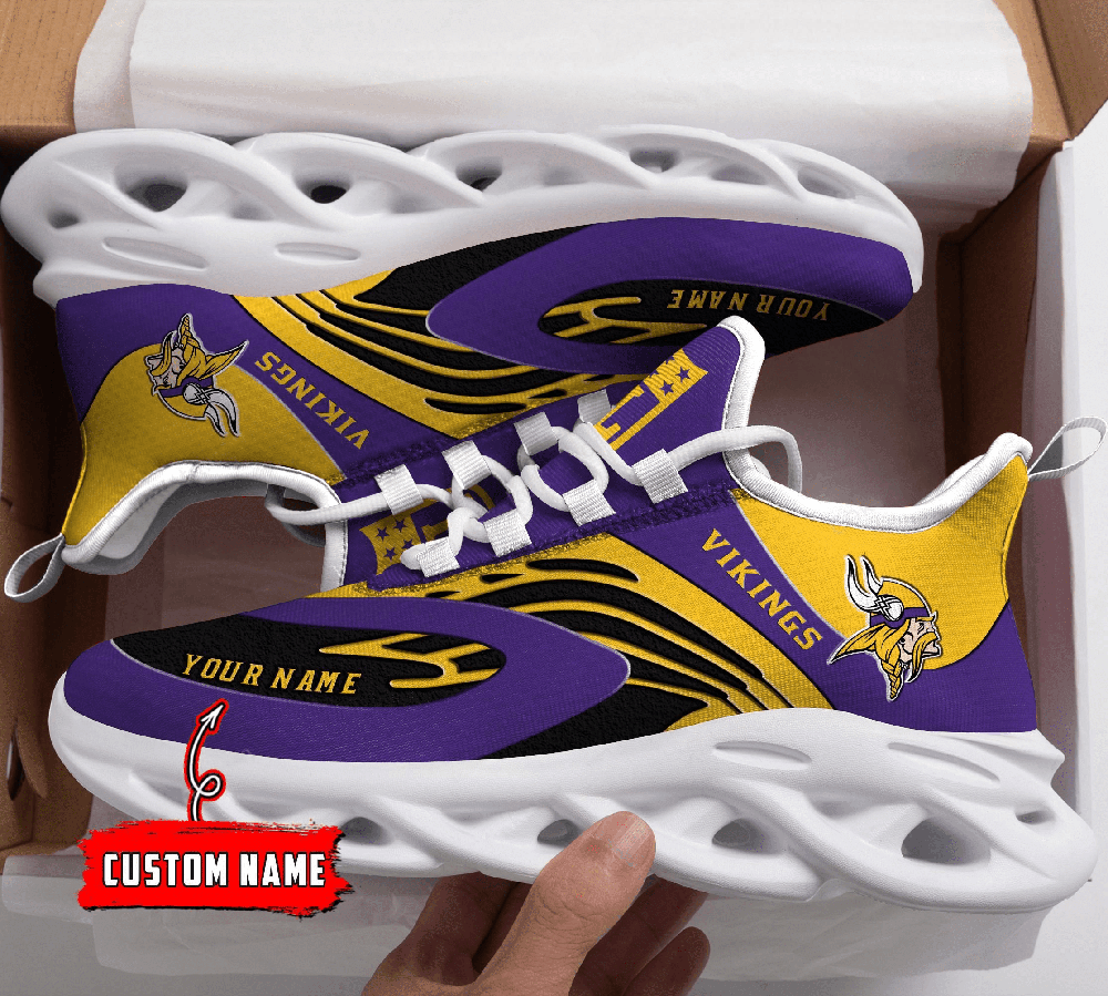 Minnesota Vikings Max Soul Shoes Sneakers For Men And Women Calebmatthewhans