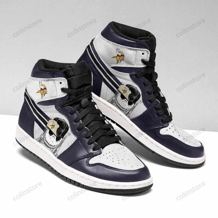 Minnesota Vikings NFL AJ1 High Sneakers Shoes For Men And Women Calebmatthewhans