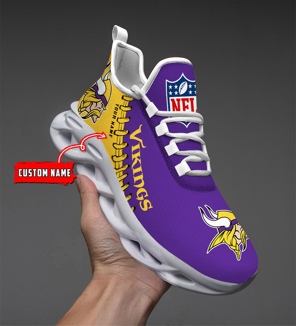 Minnesota Vikings NFL Max Soul Shoes Sneakers For Men And Women Calebmatthewhans