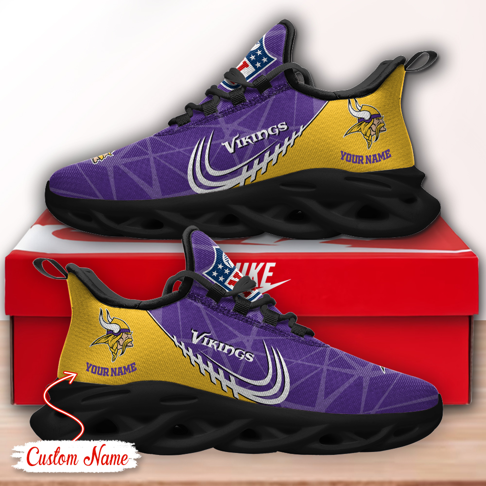 Minnesota Vikings NFL Max Soul Shoes Sneakers For Men And Women Calebmatthewhans