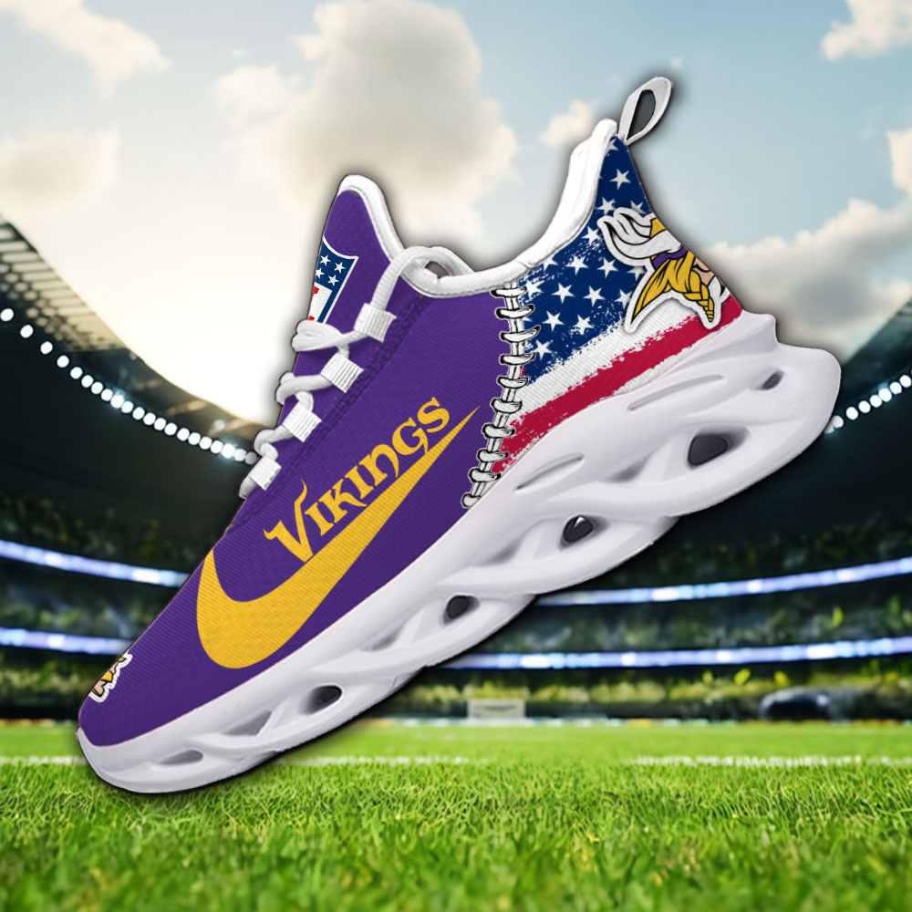 Minnesota Vikings NFL Max Soul Shoes Sneakers For Men And Women Calebmatthewhans