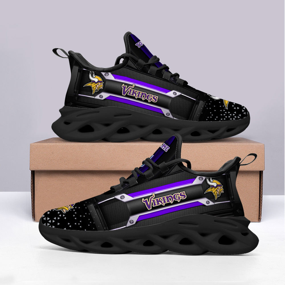 Minnesota Vikings NFL Max Soul Shoes Sneakers For Men And Women Calebmatthewhans