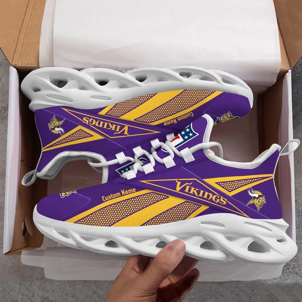 Minnesota Vikings NFL Max Soul Shoes Sneakers For Men And Women Calebmatthewhans