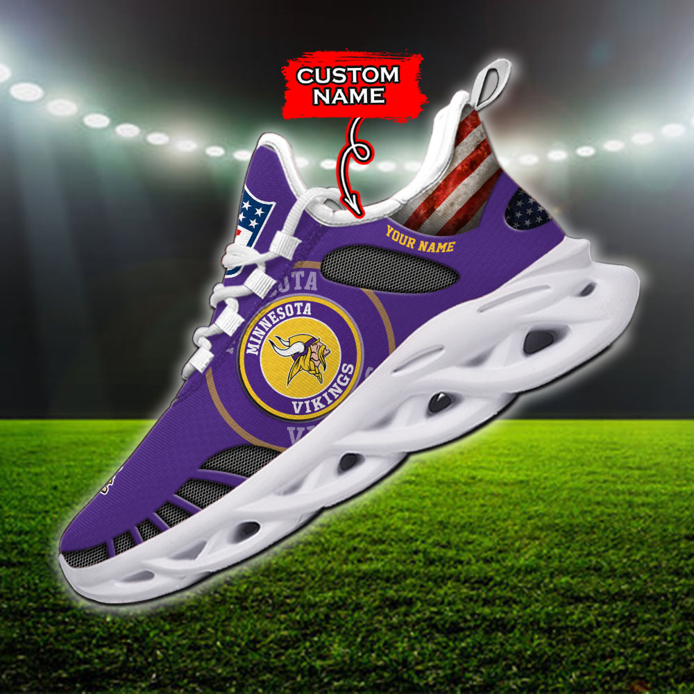 Minnesota Vikings NFL Max Soul Shoes Sneakers For Men And Women Calebmatthewhans