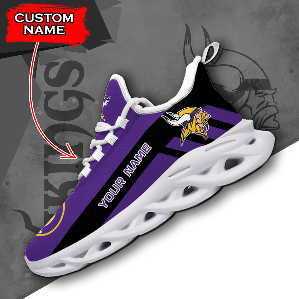 Minnesota Vikings NFL Max Soul Shoes Sneakers For Men And Women Calebmatthewhans