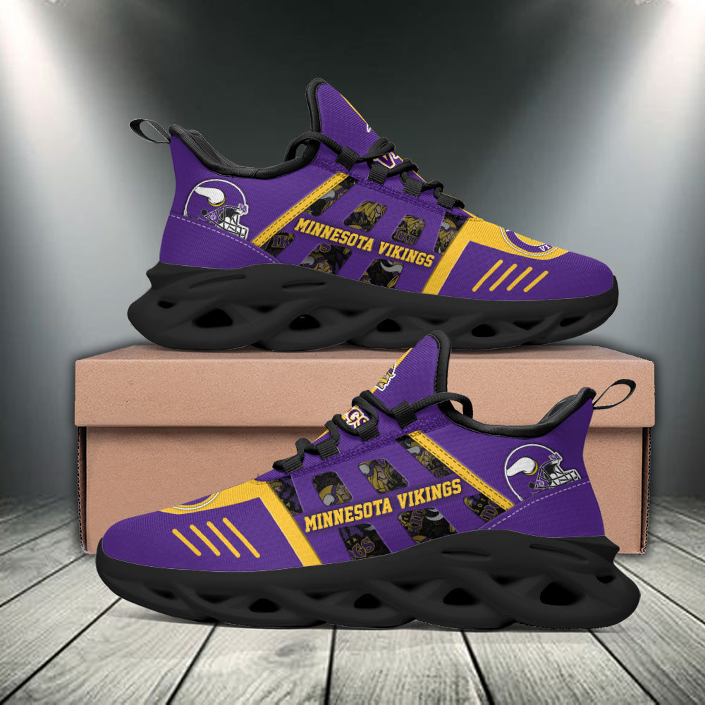 Minnesota Vikings NFL Max Soul Shoes Sneakers For Men And Women Calebmatthewhans