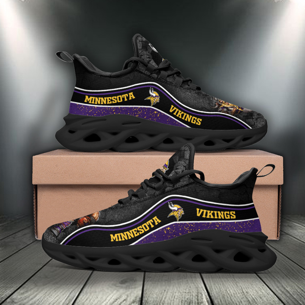 Minnesota Vikings NFL Max Soul Shoes Sneakers For Men And Women Calebmatthewhans