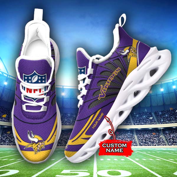 Minnesota Vikings NFL Max Soul Shoes Sneakers For Men And Women Calebmatthewhans
