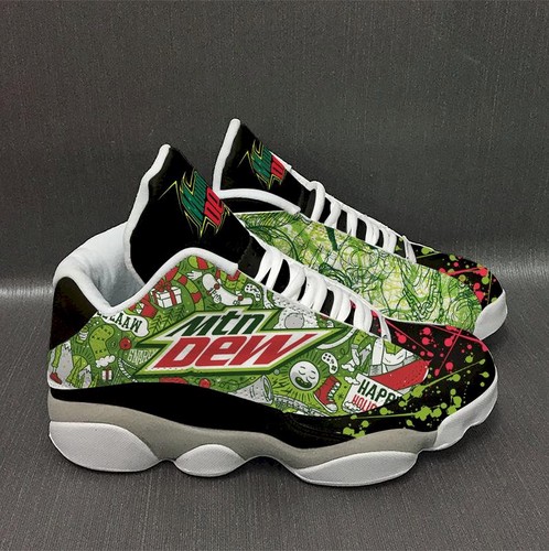 Mountain Dew AJ13 Sneakers Shoes For Men And Women Calebmatthewhans