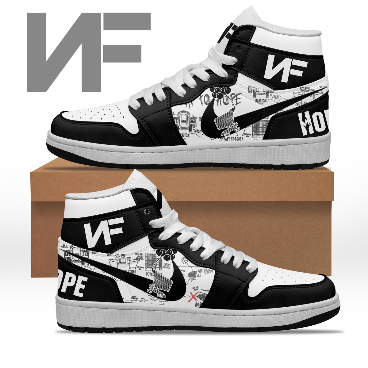 NF Hope AJ1 High Sneakers Shoes For Men And Women Calebmatthewhans