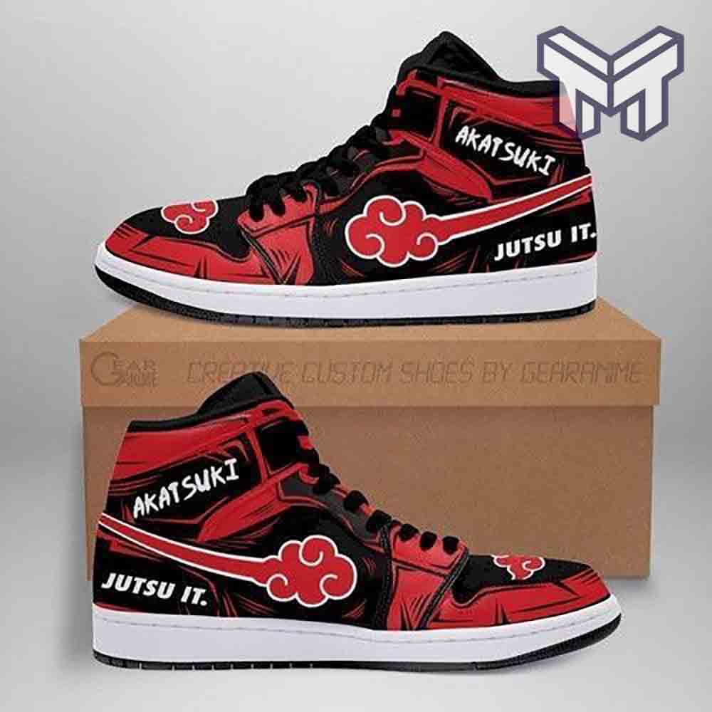 Naruto AJ1 High Sneakers Shoes For Men And Women Calebmatthewhans