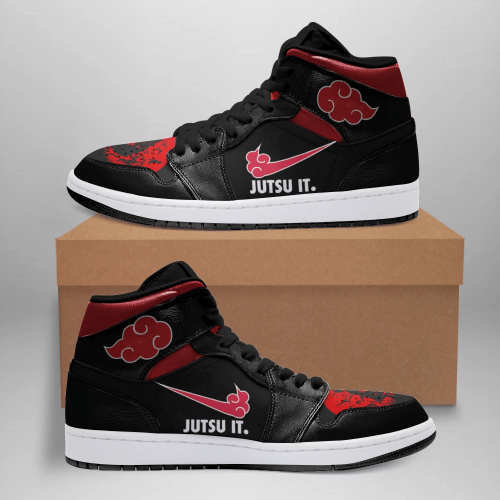 Naruto AJ1 High Sneakers Shoes For Men And Women Calebmatthewhans