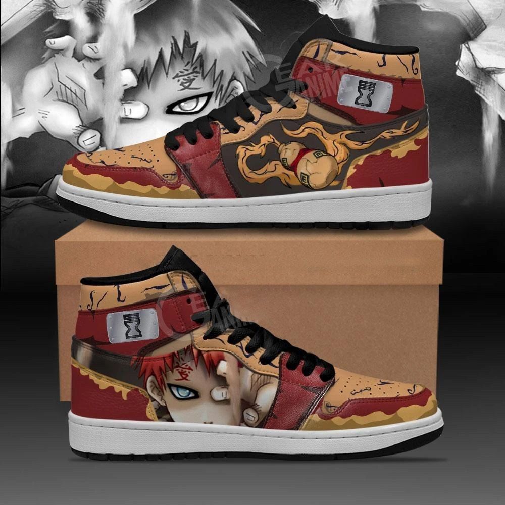 Naruto AJ1 High Sneakers Shoes For Men And Women Calebmatthewhans