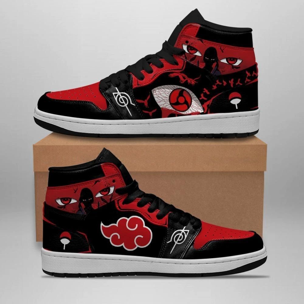 Naruto AJ1 High Sneakers Shoes For Men And Women Calebmatthewhans