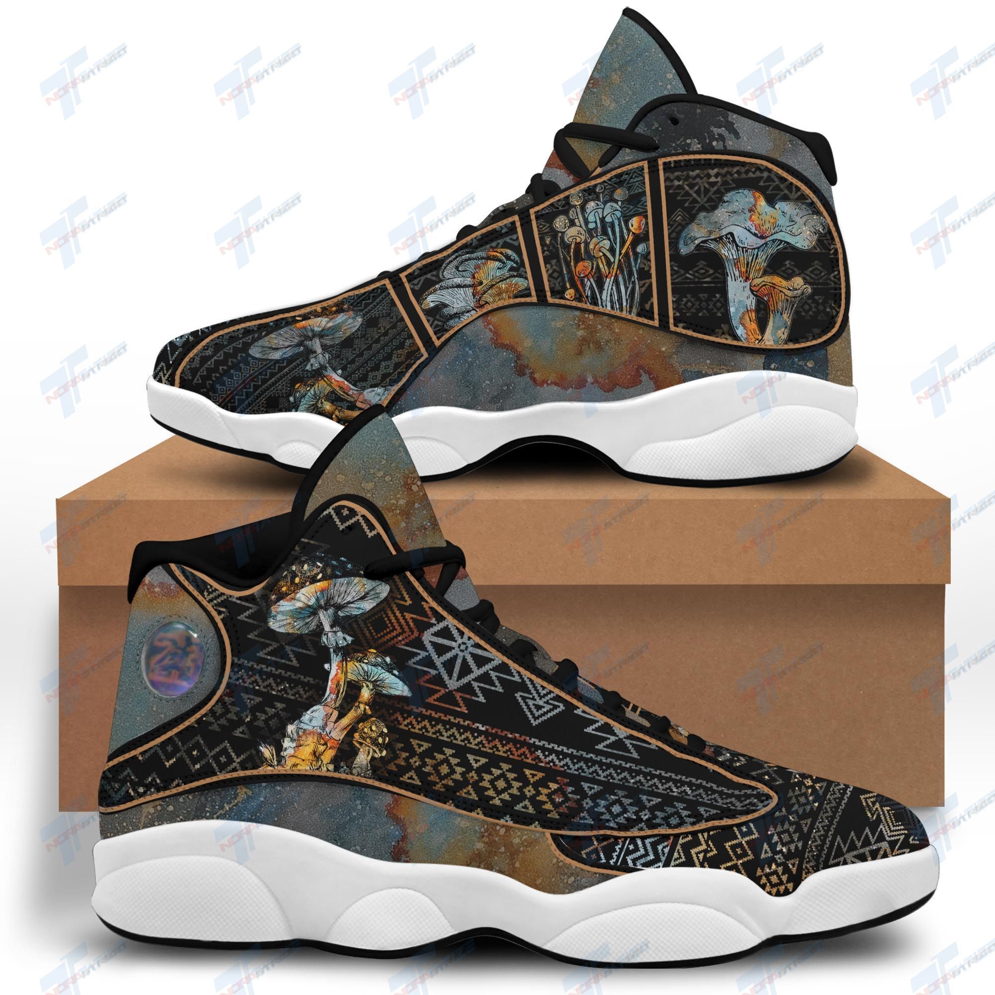 Native Mushroom Mushroom AJ13 Sneakers Shoes For Men And Women Calebmatthewhans