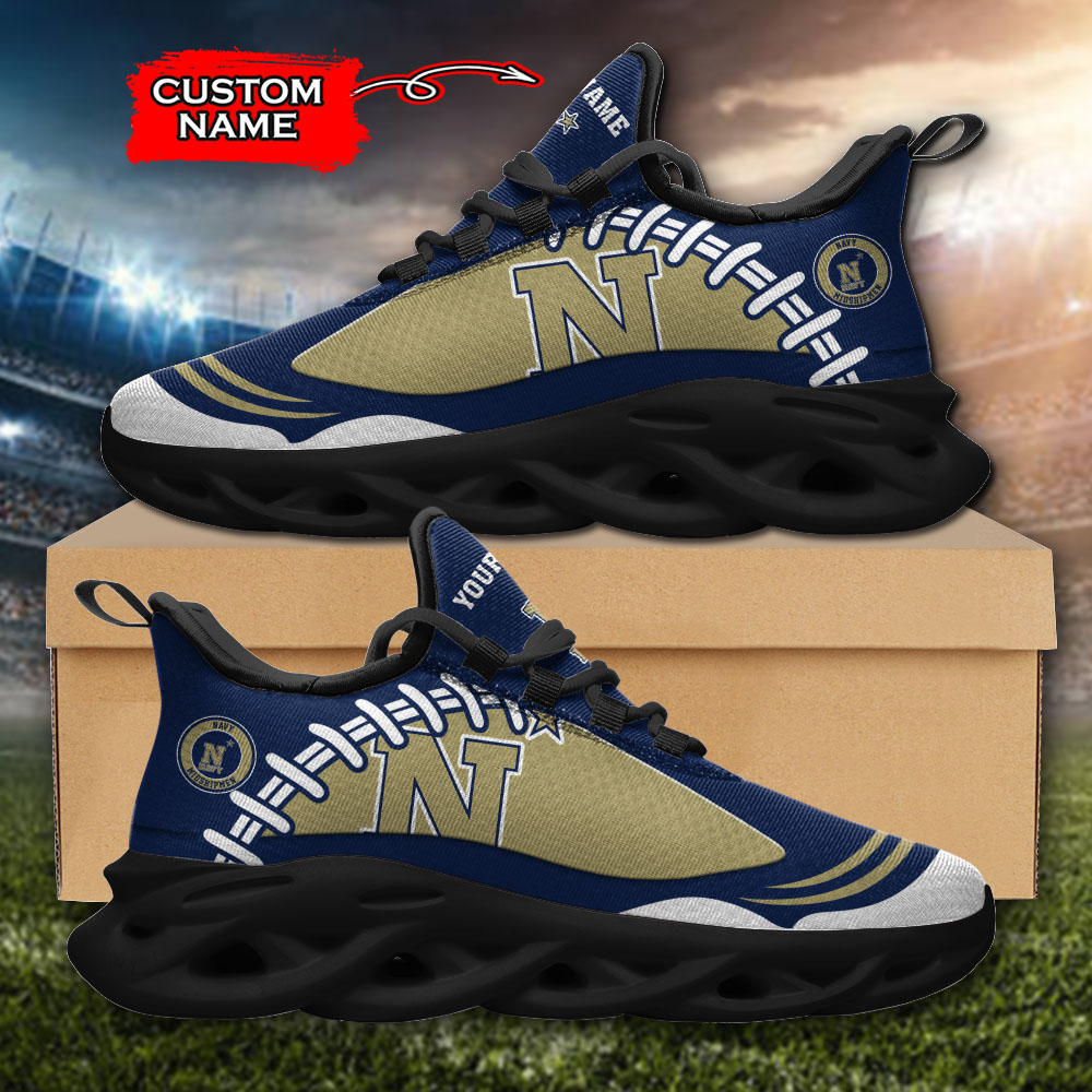 Navy Midshipmen NCAA Max Soul Shoes Sneakers For Men And Women Calebmatthewhans
