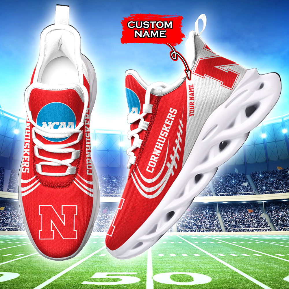Nebraska Cornhuskers NCAA Max Soul Shoes Sneakers For Men And Women Calebmatthewhans