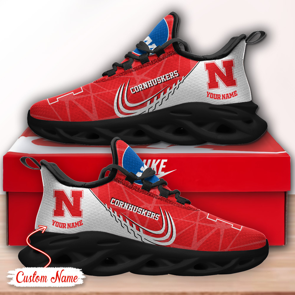 Nebraska Cornhuskers NCAA Max Soul Shoes Sneakers For Men And Women Calebmatthewhans
