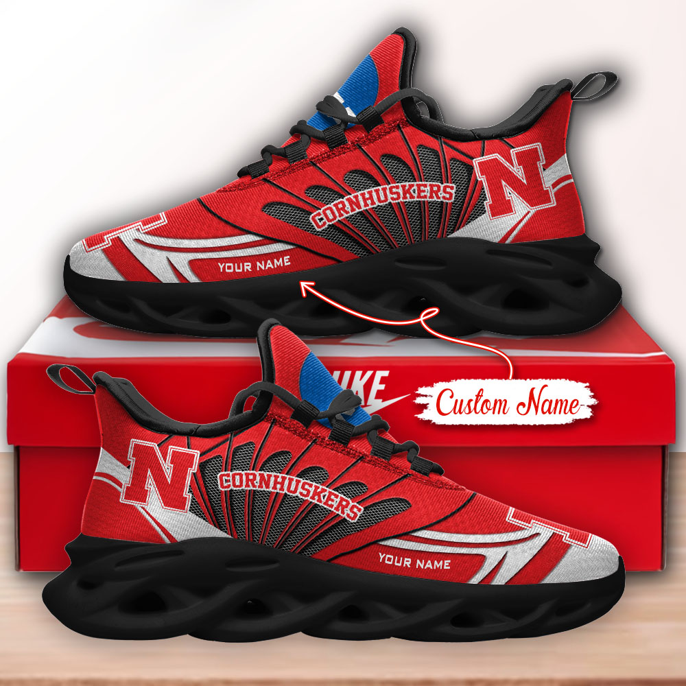 Nebraska Cornhuskers NCAA Max Soul Shoes Sneakers For Men And Women Calebmatthewhans