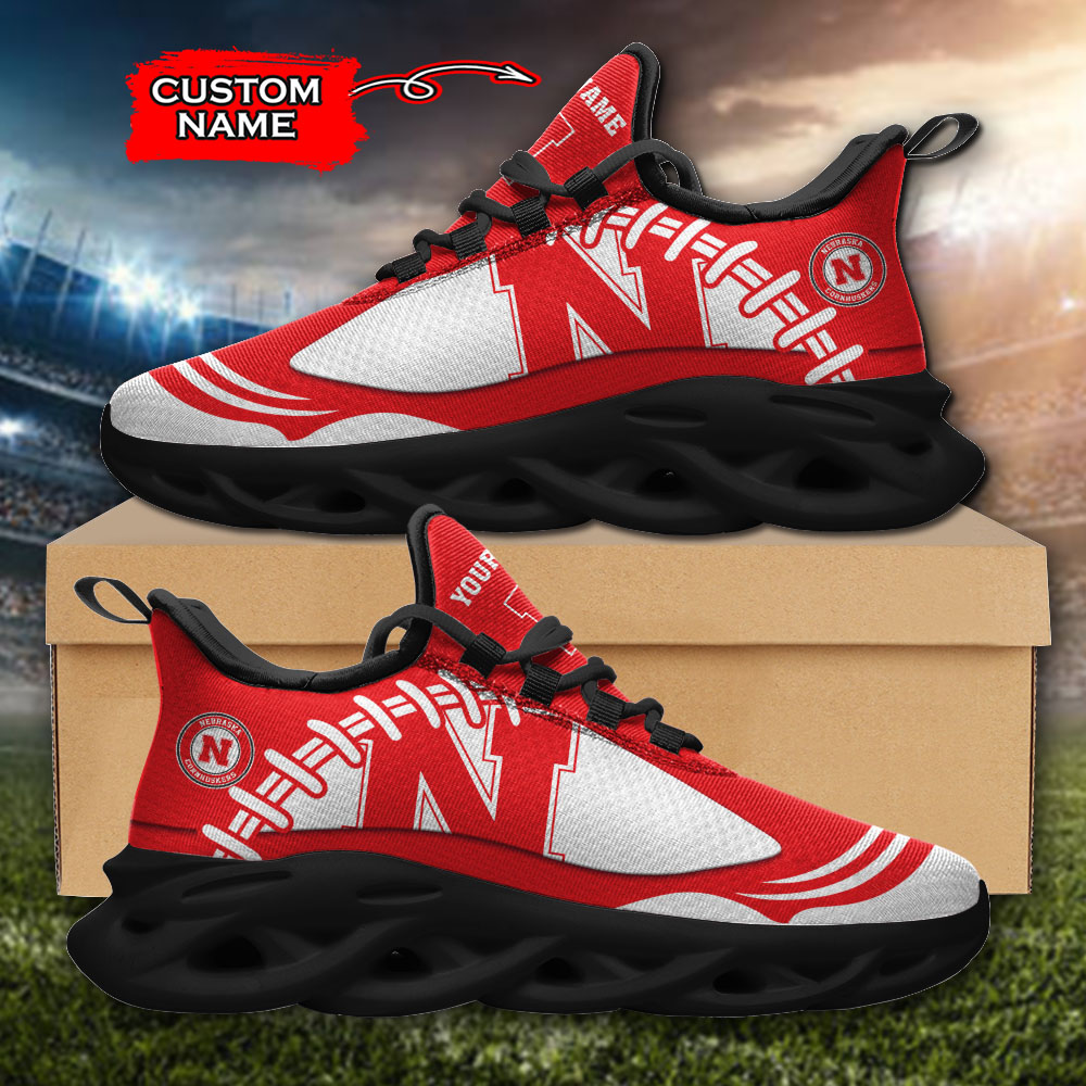 Nebraska Cornhuskers NCAA Max Soul Shoes Sneakers For Men And Women Calebmatthewhans