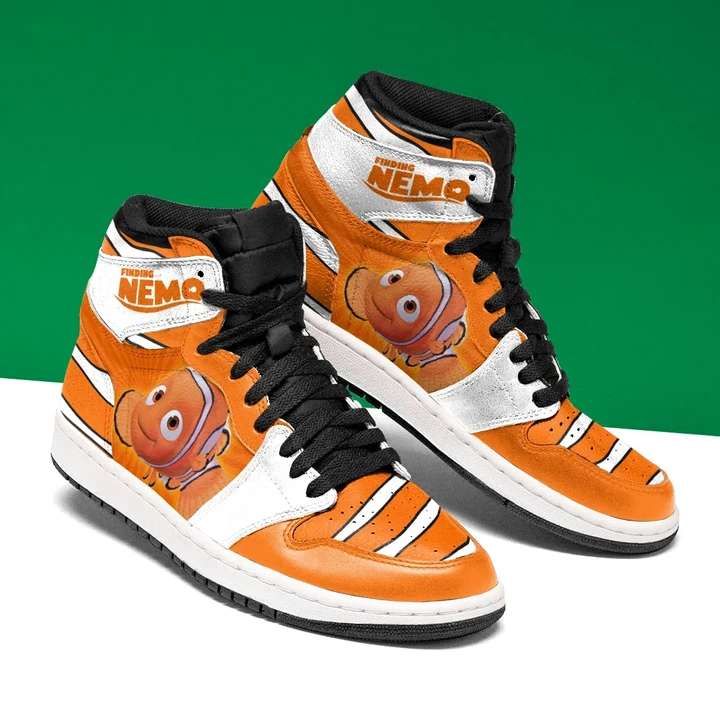 Nemo Fish Finding Nemo AJ1 High Sneakers Shoes For Men And Women Calebmatthewhans