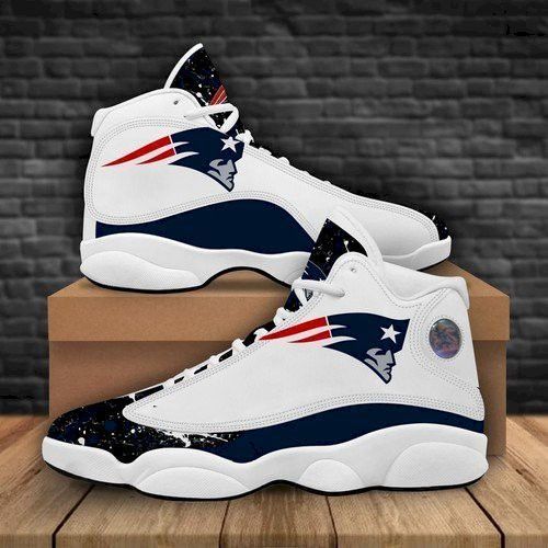 New England Patriots AJ13 Sneakers Shoes For Men And Women Calebmatthewhans